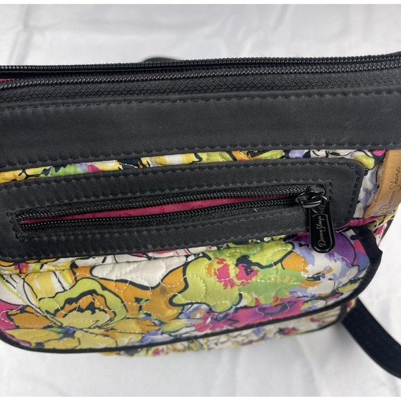 Donna Sharp Kentucky Original Quilted Floral Crossbody Bag Pink Lining - Picture 7 of 11